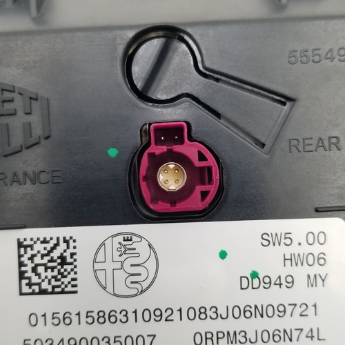 Monitor de pantalla de tablero Alfa Romeo Stelvio 2020-2025 8,8" OEM 503490035007 - Imagen 12 de 21