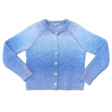 C&C California Soft Blue Ombre Cardigan w/ Silver Buttons - Size XS