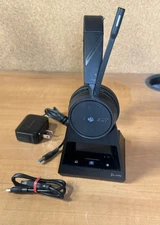 Plantronics Poly Voyager 4210 UC ~ Wireless Office Base Headset ~ FREE SHIPPING