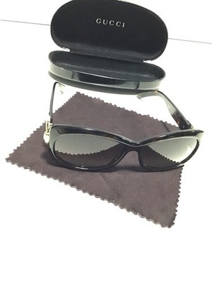 Gucci GG 2983/S Horsebit Sunglasses Havana Brown Italy w/ Case