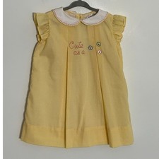 The Proper Peony Cute As A Button Dress NWT size 3T