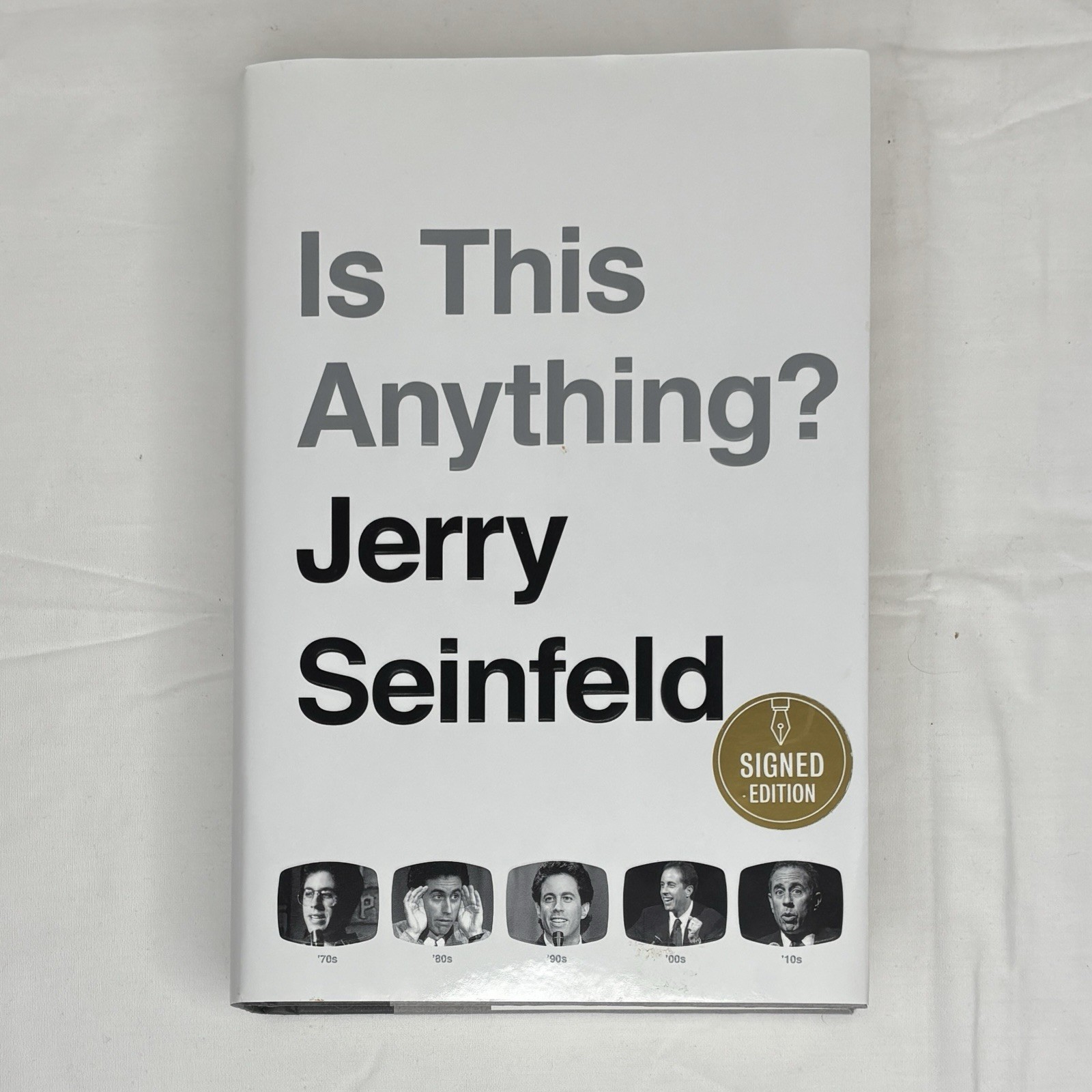 SIGNED: JERRY SEINFELD Is This Anything? First Edition 1st Printing Hardcover