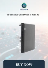 HP Desktop Computer i5 Mini PC 16GB RAM 512GB SSD Windows 11 Pro PC Wi-Fi BT
