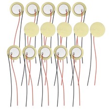 Pack of 15 Piezo Disc, 27mm Piezo Discs Transducer with 3.94inch Leads, Acous...