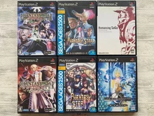 SONY PS2 Phantasy Star Universe & generation Romancing Saga Code Age Commanders