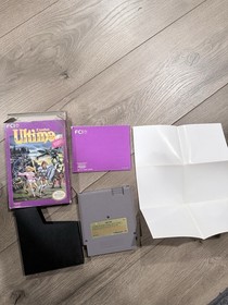 Ultima: Exodus by FCI Nintendo NES Complete w/ Manual, Fantasy RPG, Battery Save