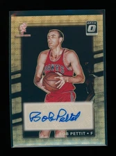2024-25 Donruss Optic BOB PETTIT Retro Signatures AUTO Gold Vinyl 1/1 HOF