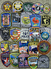 *NEW*  *CLEARANCE*  25 Total Various Police Patches Set # 4 NO DUPLICATES IN SET