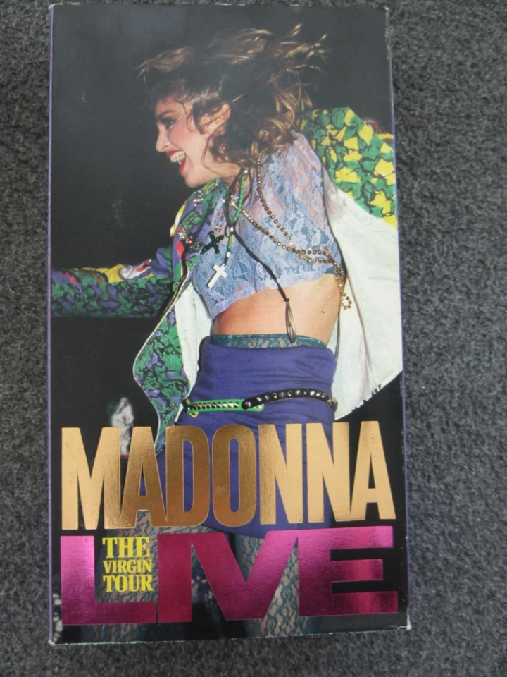 Madonna "The Virgin Tour" Live VHS 1985 & 4 Videoclips Warner Music VHS Foto 3 de 4