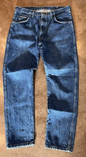 Rustler Men  s Dark Wash Jeans Size 36x32 Classic Straight Leg Denim