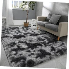  6x9 Large Area Rugs for Living Room, Super Soft Fluffy Modern Bedroom Rug, 