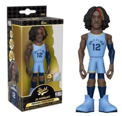 Ja Morant (Memphis Grizzlies) (Home Uniform) Funko Gold 5" NBA CHASE