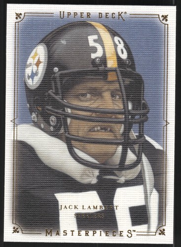Jack Lambert #78 2008 Upper Deck Masterpieces card