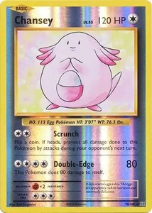 Chansey - 70/108 - Pokemon Evolutions XY Reverse Holo Rare Card NM
