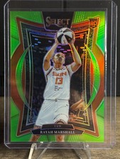 2025 Panini Select WNBA - Rayah Marshall #26 Neon Green Prizm /75 (RC)