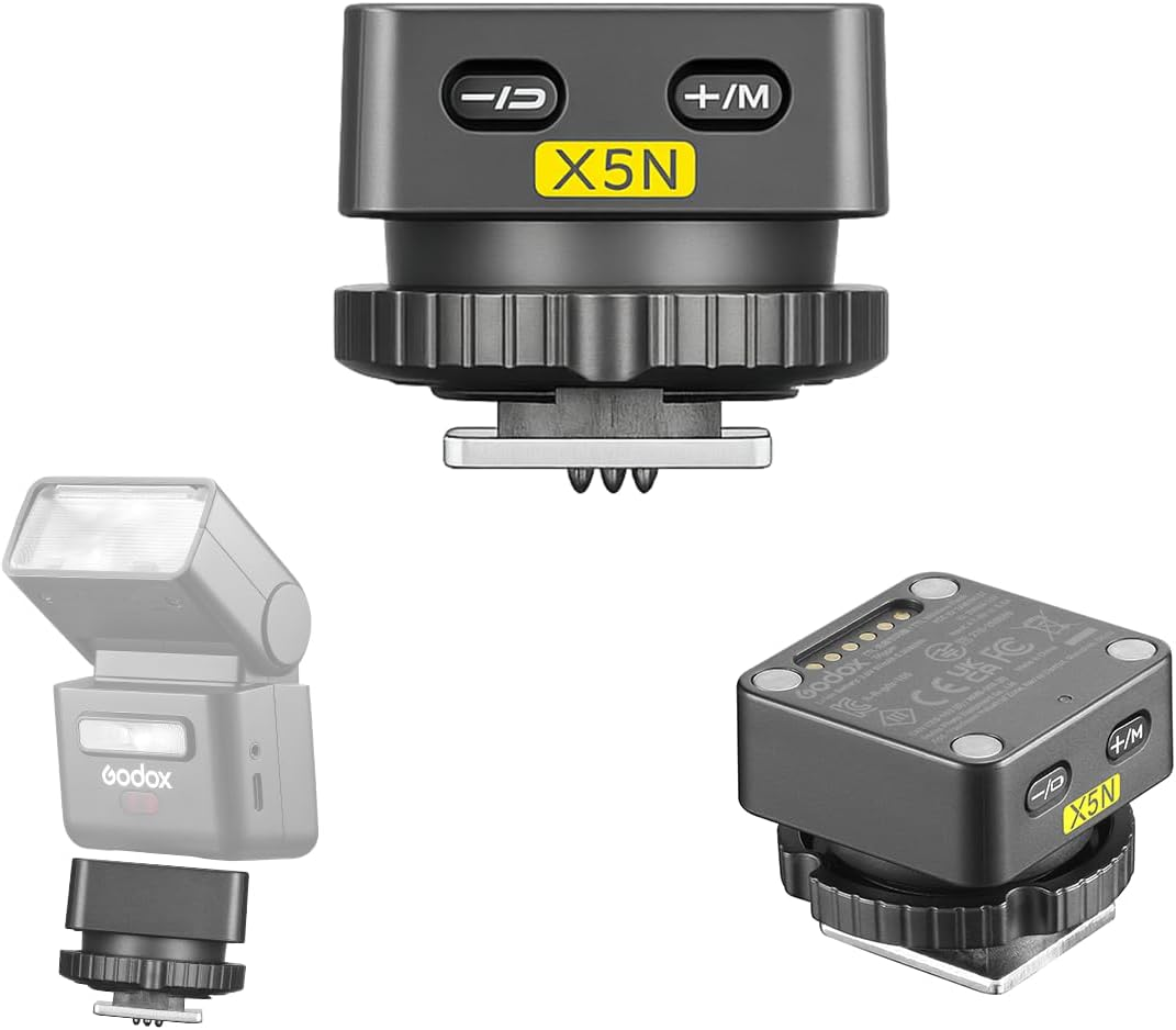 Godox X5N TTL Wireless Flash Trigger for NIKON, 2.4Ghz Flash Transmitter for It3