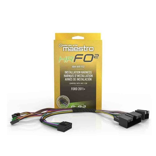 Maestro HRN-HRR-FO2 SWC & Factory Amp Retention Harness for Select Ford 2011+