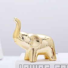 2 Pcs Elefante Soprammobile Figurine Per La Decorazione Della Casa