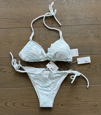 Schöner Triangel Bikini von HEIDI KLEIN - Gr. M - Weiß - 289  - NEU