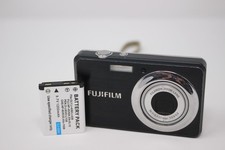 Fujifilm FinePix J Series J38 12.2MP Digital Camera Black Point Shoot Tested Bat