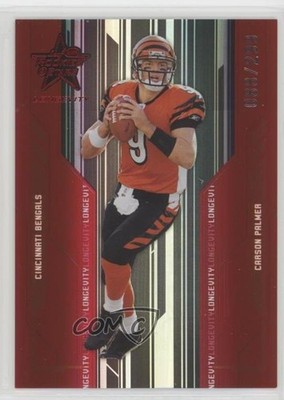 2005 Leaf Rookies & Stars Longevity Ruby 88/299 Carson Palmer #20 1l2