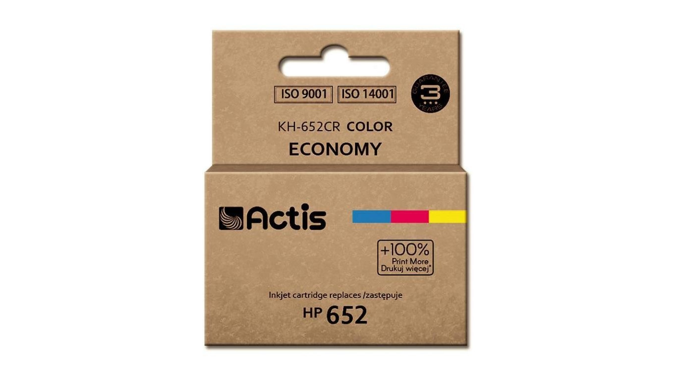 Tusz ACTIS KH-652CR zamiennik HP 652 F6V24AE Standard 15 ml kolor 5590₽