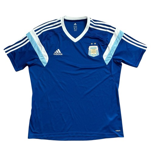 Adidas Argentina World Cup 2014 Blue Training Jersey Size XL