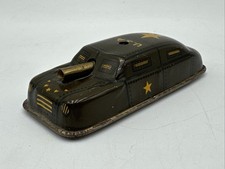 Vintage 4  Argo Tin Litho Toy US Army Military Armored Tank Car - Made in USA