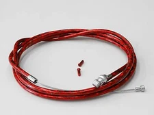 New Red Universal Brake Cable (5mm) 65"x 71" Wire/Housing & Crimp Bicycle Bike