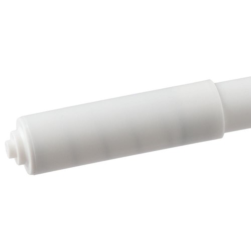 Weiß Toiletten papier halter Roller Plastik Spindel-Ersatz stange Toilette - Picture 4 of 12
