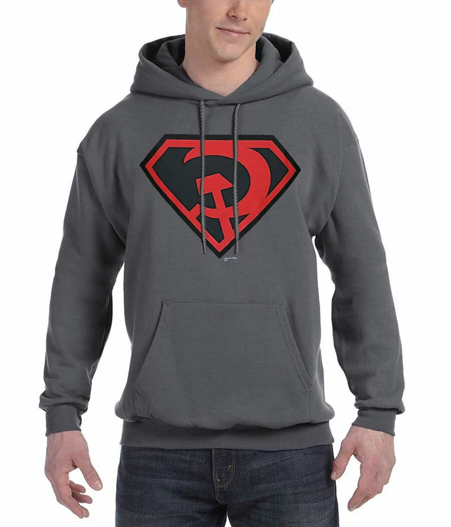 Superman Red Son Symbol Hoodie | eBay