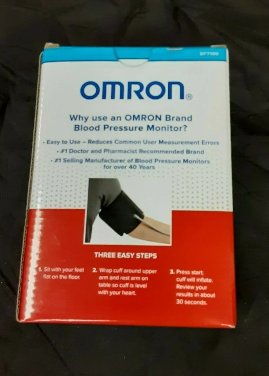 Omron BP7100 Upper Arm 3 Series Blood Pressure Monitor 73796710026