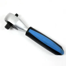 1/4" x 3/8" Drive Stubby Dual Head Ratchet Handle Reversible Socket Wrench