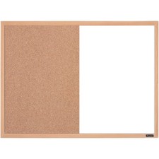 Quartet Combination Whiteboard  Corkboard 23" x 17" Combo White ard  Cork