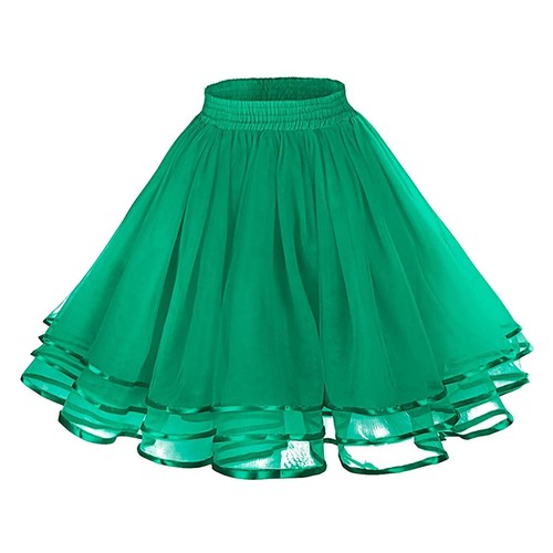Retro Vintage 50s Tutu Petticoat Crinoline Ladies Rockabilly Tulle Underskirts - Picture 27 of 31