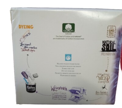 Sleep Mantra 100% The Finest Organic Cotton King Sheet Set Crisp and Cooling 