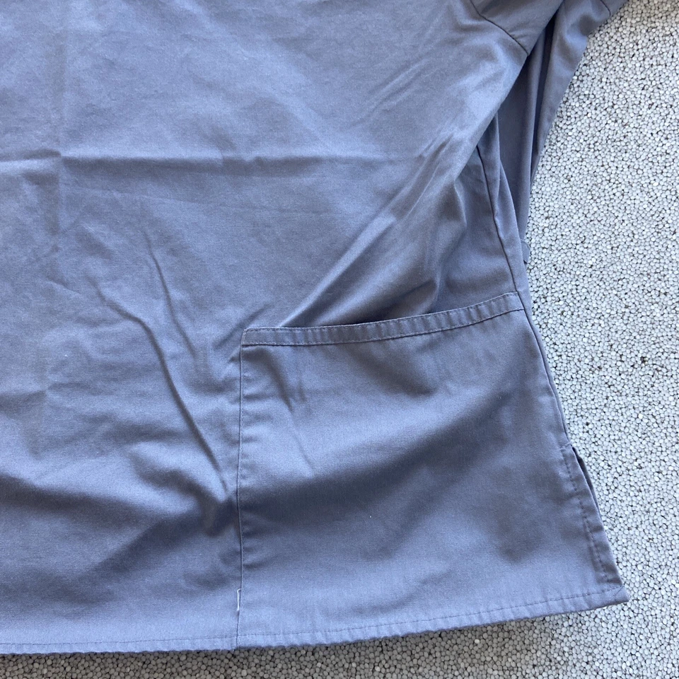 2 Wonderwink Origins истинный плюс скраб топы серый женщин 3XL V-образным вырезом стиль #6016 - Изображение 4 из 4