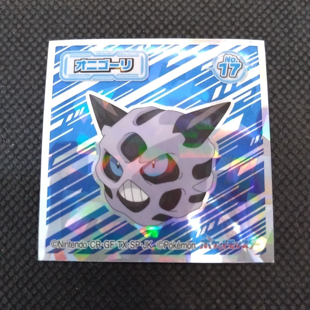 Glalie Pokemon No.17 Kira Sticker Seal Japanese From Japan