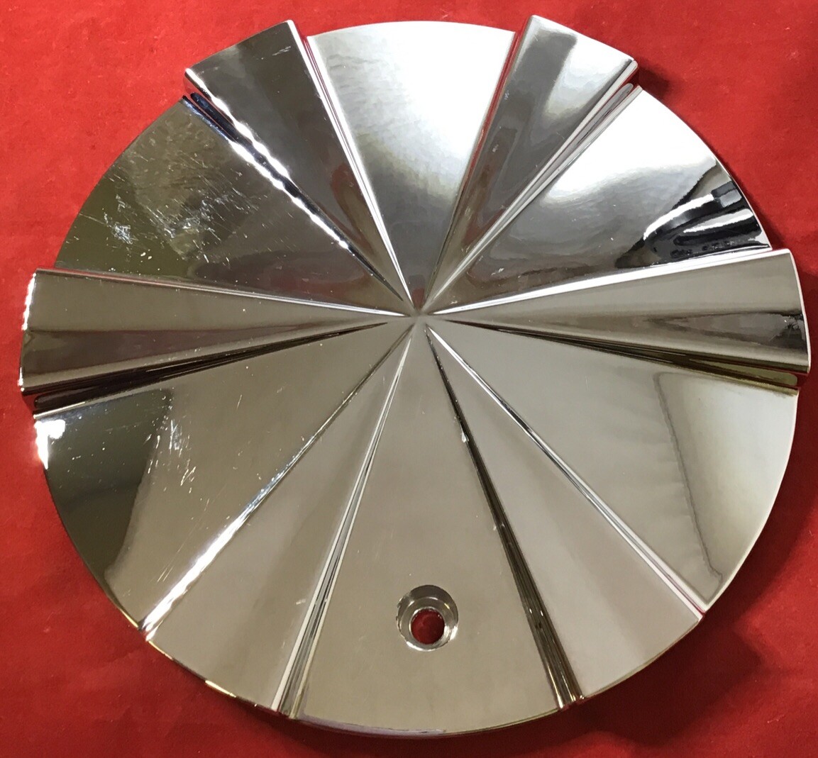 One Chrome Custom Wheel Center Cap 617-CAP 8727 for Unknown Used Wheels