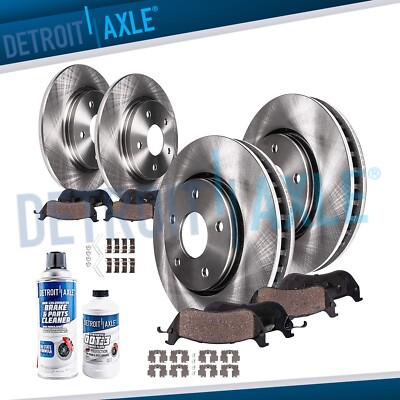 11.65'' Front 11.06'' Rear Rotor Ceramic Pad for Toyota Camry Avalon Lexus ES350