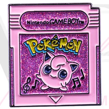 Pokemon Soft Enamel Pins Collectible Anime Cartoon JIGGLYPUFF GAMEBOY Nintendo