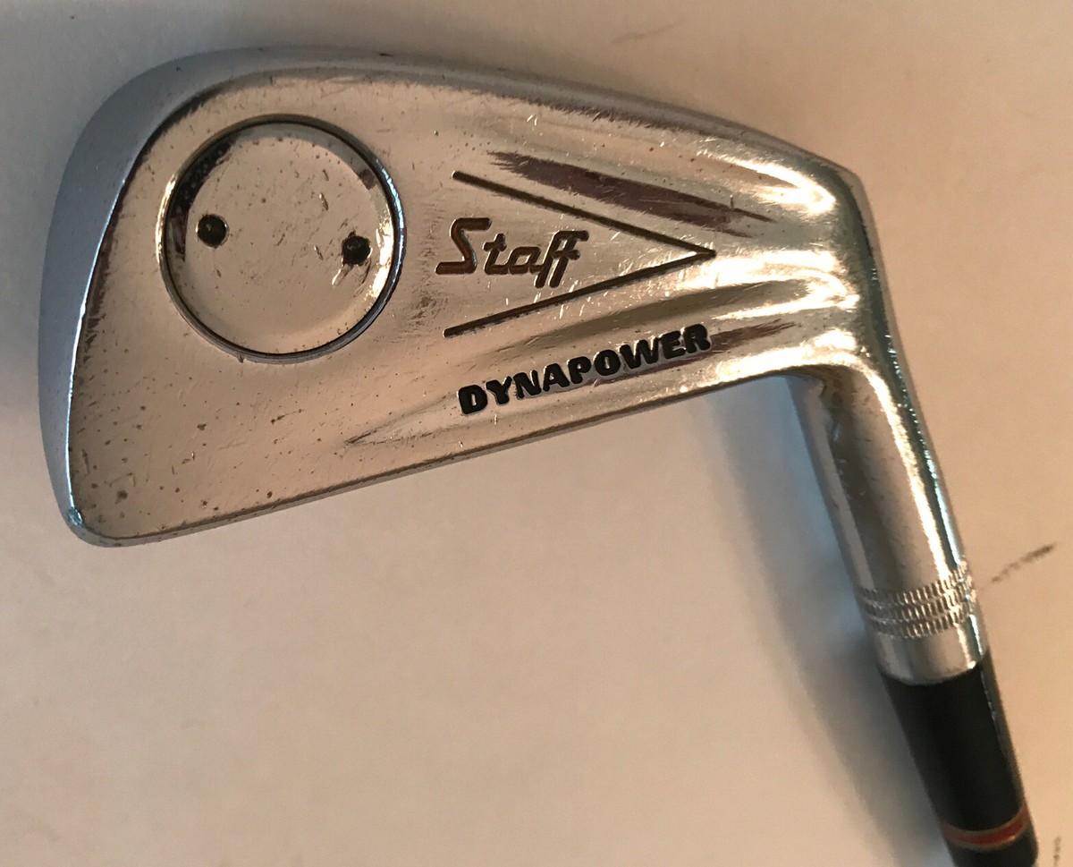 1973-75 WILSON STAFF DYNAPOWER IRON RH S-FLEX STEEL SHAFT Screw