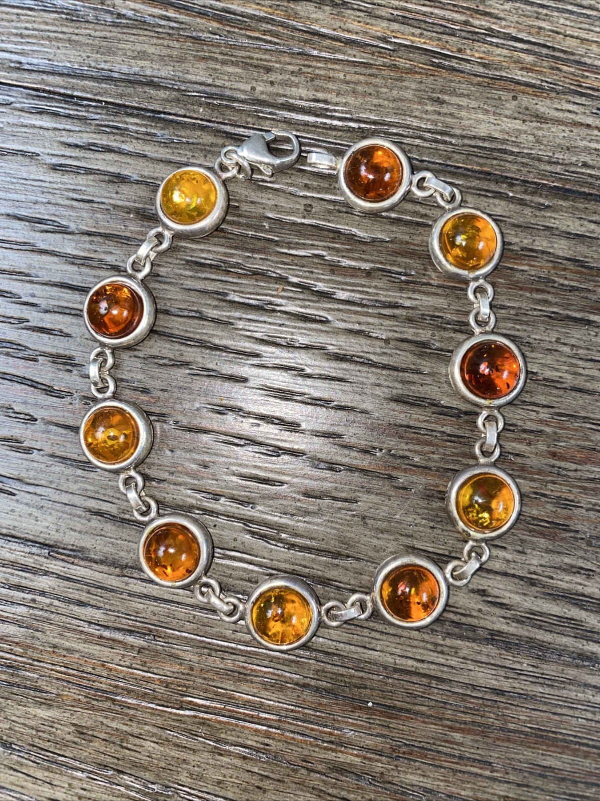 925 Solid Pure Sterling Silver Multicolor Baltic … - image 3