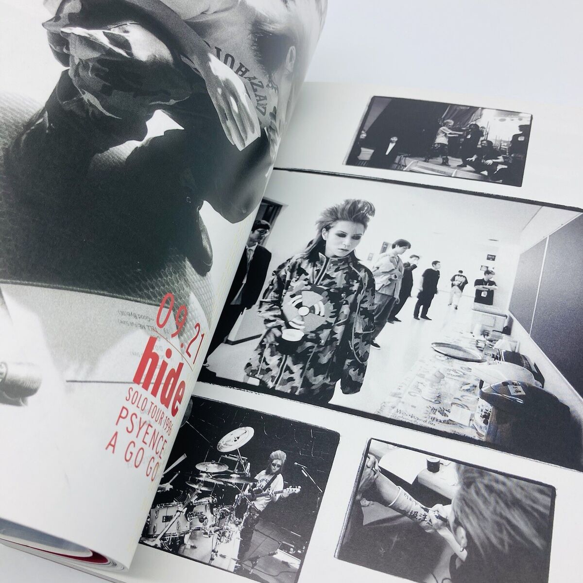 hide 1128 SOLO TOUR 1996 PHYENCE A GO GO Photo Album X JAPAN