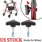 US For Steel Rolling Walker Rollator KNOB FOR WHEEL ASSEMBLY 2PCS Rollator Parts
