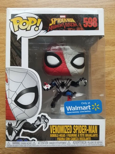 Funko POP Marvel 598 Spider-Man Maximum Venom Venomized Spider-Man Walmart Excl