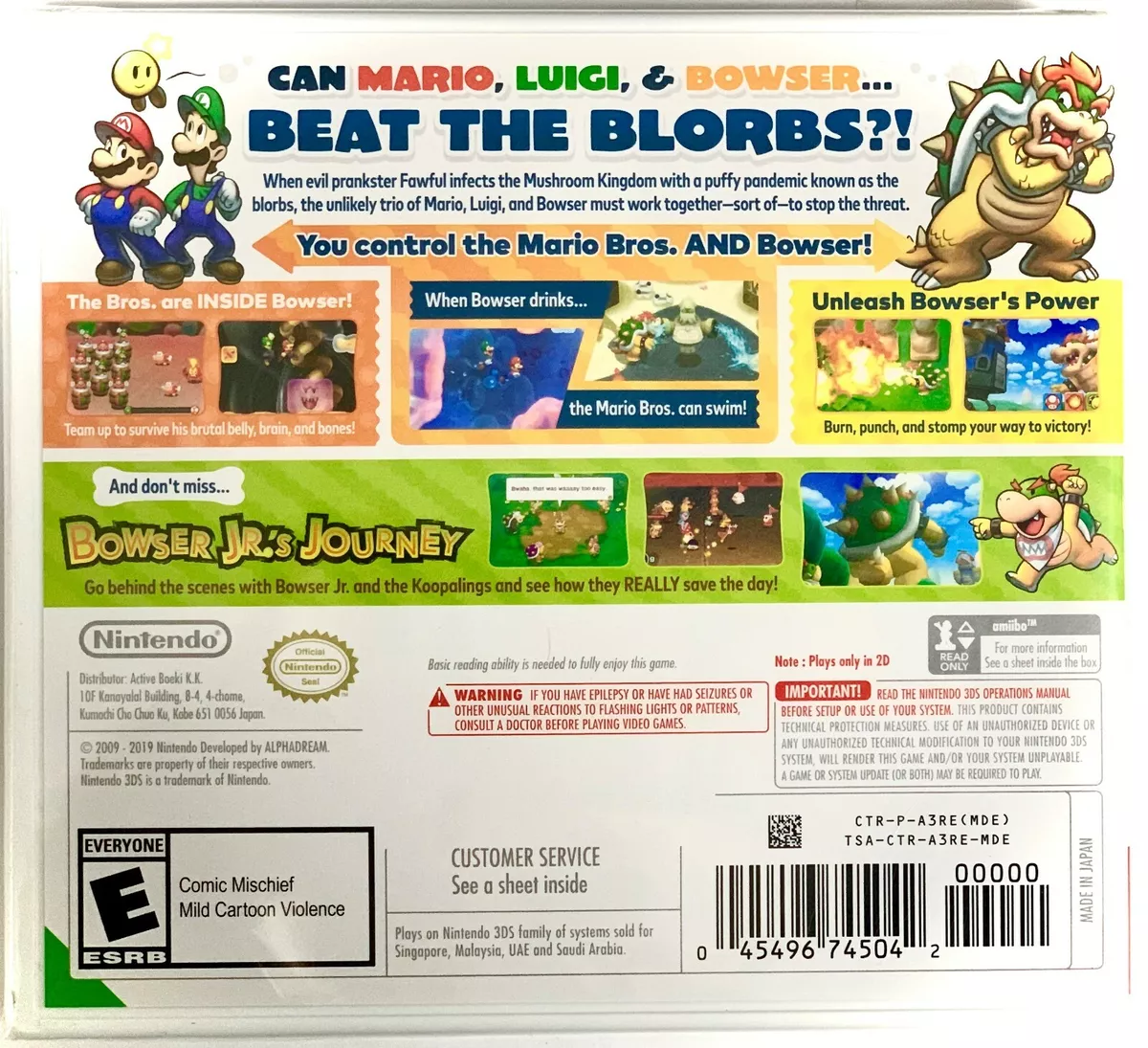 Mario & Luigi: Bowser's Inside Story + Bowser Jr.'s Journey/gallery, Nintendo