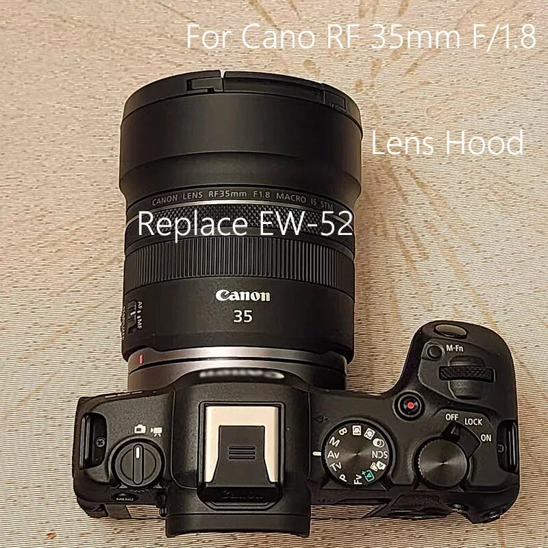Replace EW-52 Metal Lens Hood Compatible fit for Canon RF 35mm F1