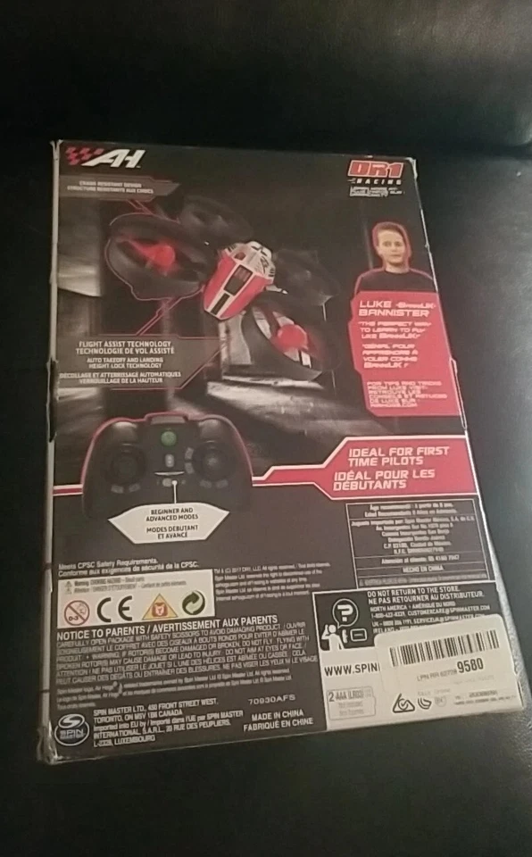 AirHogs DR1 Micro Race Drone Mini Indoor Racing Luke Bannister Edition  - Image 2 of 4