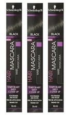 Lot Of 3 Black Schwarzkopf .54oz ea Black Temporary Grey Cover Up Hair Mascara
